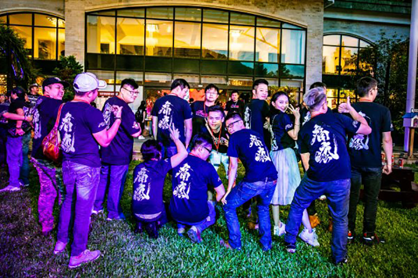 136台印地安重機Indian Motorcycle一同集結騎往向山遊客中心